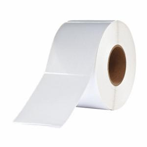 GRAINGER 35YP25 Printer Label, 4 Inch Label Width, 6 Inch Label Height, White, 3 Inch Core Dia, 1 | CQ7GDP