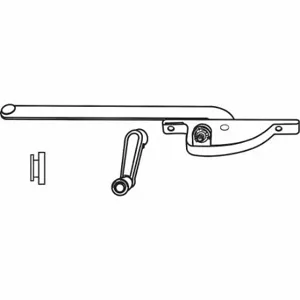 GRAINGER 36-119B Window Operator, Hand Casement, Zinc, Painted, 12 1/2 Inch Length, 1 1/4 Inch Heightt | CQ7YPC 451H85