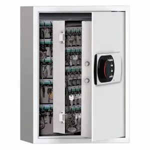 GRAINGER 36D049 Key Cabinet Digital Lock, 200 Key Capacity, Key # Plate/Steel Latch Lock | CQ2GMC