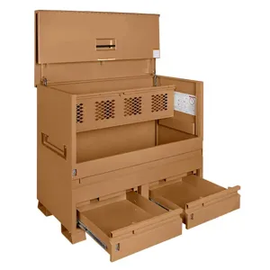 GRAINGER 36FW29 Piano Box, 60 x 30 x 49 Inch Size, 43.8 cu.ft., Tan, Steel | AH6TVL 89-D