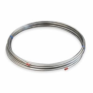 GRAINGER 3ADC7 Coil Tubing, 304 SS, 50 ft. Length, 0.21 Inch Inside Dia., 1/4 inch Outside Dia. | CH9WPF