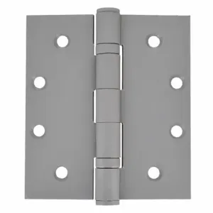 GRAINGER 3HTY8 Butt Hinge, 4 Holes per Leaf, 5 Inch Door Leaf Height, 4 1/2 Inch Door Leaf Width, Square | CP9CMR