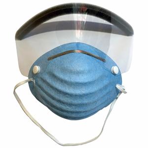 GRAINGER 3NMG3 Verfahrensmaske, geformt, M-Maskengröße, einzeln, blau, 25 Stück | CJ3BNK