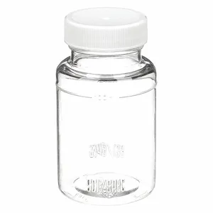 GRAINGER 3TRV7 Coliform Bottle, 4 oz Labware Capacity, Polystyrene, F217, Wide, 100 Pack | CP7RVR