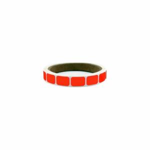 GRAINGER 3VCP5 Square Label, 1/2 Inch Width, 1/2 Inch Height, Red, Square, Paper, Indoor, No Text, 1 | CQ2GGK
