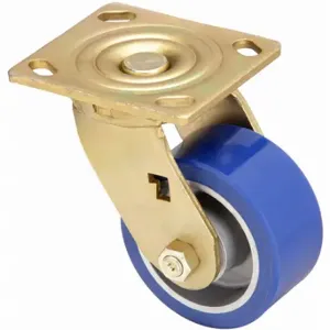 GRAINGER 400K27 Standard Plate Caster, 5 Inch Dia, 6 1/2 Inch Height, Swivel, A | CQ6YFL