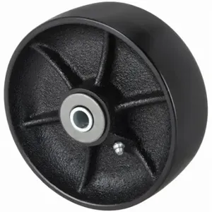 GRAINGER 400K32 Iron Tread Wheel, 6 Inch Size Wheel Dia, 2 Inch Size Wheel Width, 2000 lb Load Rating | CQ2MFP