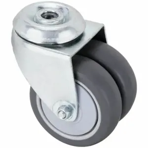 GRAINGER 400K39 Low-Profile Easy-Turn Bolt-Hole Caster, 3 Inch Size Wheel Dia, 220 lb, Swivel Caster | CP7RUB