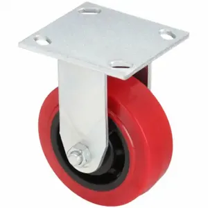 GRAINGER 400K52 Standard Plate Caster, 5 Inch Dia, 6 1/2 Inch Height, Rigid Caster | CQ6YFB