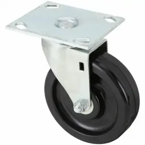 GRAINGER 400K73 Sanitary Plate Caster, 5 Inch Dia, 6 3/16 Inch Height | CQ3AAJ