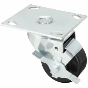 GRAINGER 400K75 Sanitary Plate Caster, 3 Inch Dia, 4 1/4 Inch Height | CQ2ZWA