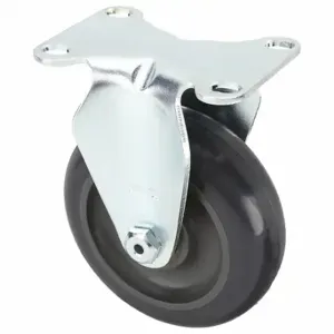 GRAINGER 400K78 Standard Plate Caster, 3 Inch Dia, 4 1/4 Inch Height, Rigid Caster | CQ6YCY