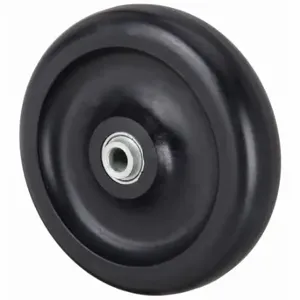 GRAINGER 400K86 Polyolefin Tread Wheel, 4 Inch Wheel Dia, 1 1/4 Inch Wheel Width, 300 Lb Load Rating | CQ3QKR