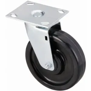 GRAINGER 406P68 Debris-Resistant Long-Swivel-Life Sanitary Plate Caster, 350 Lb | CQ2ZVT