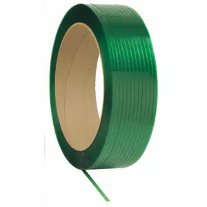 GRAINGER 40TP59 Plastic Strapping, 3/8 Inch Size Strapping Width, 0.02 Inch Thick, 500 lb Break Strength | CQ3TXP