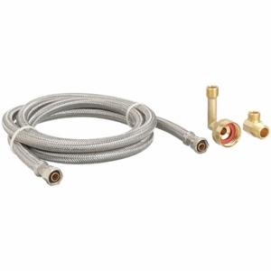 GRAINGER 41045 Water Connector Kit, 1/4 Inch Hose Inside Dia, 6 ft Hose Length, 125 psi, PVC | CP9CGX 419X83