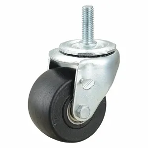 GRAINGER 416P08 Threaded Stem Caster, 3 Inch Wheel Dia., 500 lbs. Capacity, Swivel Caster | CJ2HYL