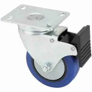 GRAINGER 416P20 Debris-Resistant Standard Plate Caster, 4 Inch Dia | CQ6YKQ