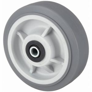 GRAINGER 426A67 Nonmarking Rubber Tread on Plastic Core Wheel, 6 Inch Wheel Dia, 2 Inch Wheel Width | CQ4KAJ