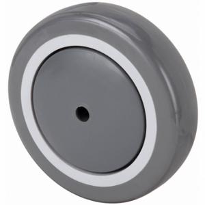 GRAINGER 426A72 Polyurethane Tread On Plastic Core Wheel, 5 Inch Wheel Dia, 1 1/4 Inch Wheel Width, Gray | CQ3VMJ