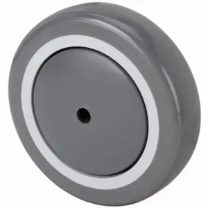 GRAINGER 426A72 Polyurethane Tread On Plastic Core Wheel, 5 Inch Wheel Dia, 1 1/4 Inch Wheel Width, Gray | CQ3VMJ