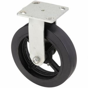 GRAINGER 426A76 Standard Plate Caster, 8 Inch Dia, 9 1/2 Inch Height, Rigid Caster | CQ6YKV