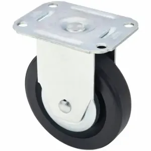 GRAINGER 426A78 Debris-Resistant Standard Plate Caster, 3 Inch Dia, Rigid Caster | CQ6XYV