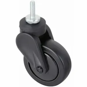 GRAINGER 429H19 Corrosion- & Debris-Resistant Threaded Stem Caster, 3 Inch Wheel Dia, 110 Lb | CQ7JQP