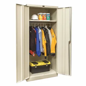 GRAINGER 430W362478A-PT Commercial Storage Cabinet, Tan, 78 x 36 x 24 Inch Size, Assembled | CD3YTJ 411L57