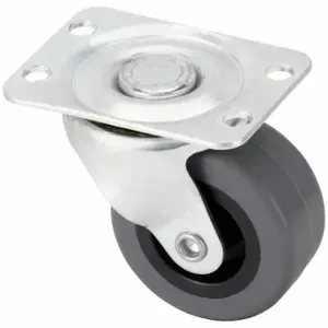 GRAINGER 435X74 Standard Plate Caster, 2 Inch Dia, 2 7/16 Inch Height | CQ6YBU