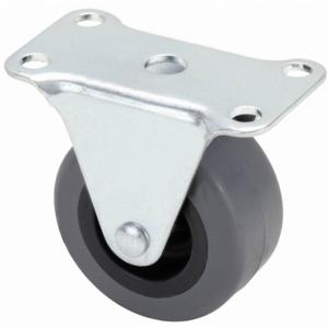 GRAINGER 435X76 Standard Plate Caster, 2 Inch Dia, 2 7/16 Inch Height, Rigid Caster | CQ6YBV