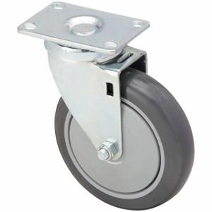 GRAINGER 435X77 Debris-Resistant Standard Plate Caster, 3 Inch Dia, Swivel Caster | CQ6XYW