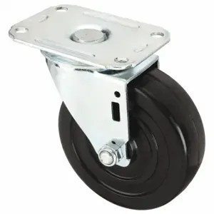 GRAINGER 435X86 Standard Plate Caster, 4 Inch Dia, 5 1/8 Inch Height | CQ6YDK