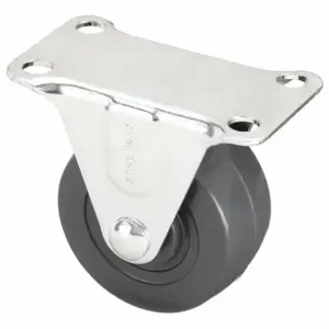 GRAINGER 435X88 Standard Plate Caster, 2 Inch Dia, 2 7/16 Inch Height, Rigid Caster | CQ6YBW