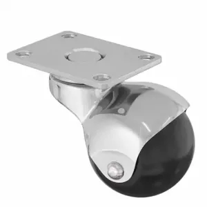 GRAINGER 437V29 Standard Plate Caster, 2 Inch Dia, 2 5/8 Inch Height, Swivel Caster | CQ6YBT