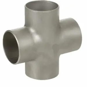 GRAINGER 4381011820 Cross, 3 Inch X 3 Inch X 3 Inch X 3 Inch Fitting Pipe Size, Stainless Steel | CP8GVU 60WM38