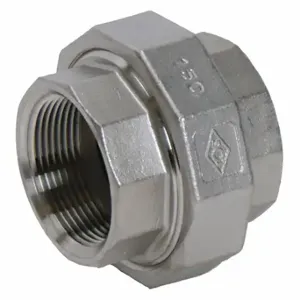 GRAINGER 4381033670 Union, Npt X Female Npt, Class 150, Stainless Steel | CR3GLJ 148H19