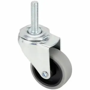 GRAINGER 442R53 Threaded Stem Caster, 2 Inch Wheel Dia, 55 lb, 2 13/16 Inch Mounting Height | CQ7JTF