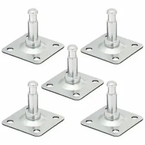 GRAINGER 442R56 Caster Mount, 5 Pack | CQ7DQV