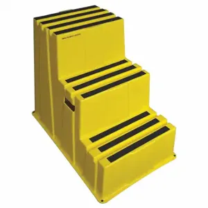 GRAINGER 44ZJ63 Box Step, 3 Steps, 28 3/4 Inch Top Step Height, 23 Inch Bottom Width, 500 lb Load Capacity | CQ7DRM