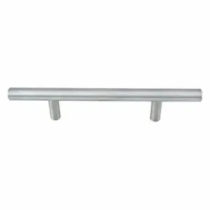 GRAINGER 45-430SS Cabinet Pull, Oval, Stainless Steel, Unfinished, #8 - 32, 1 Inch Screw Size | CP8JQR 451J55