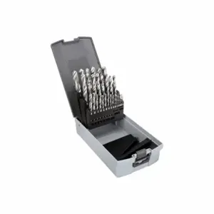 GRAINGER 450-000029 Jobber Drill Bit Set, 1/16 Inch Smallest Drill Bit Size, 29 Drill Bits, Right Hand | CQ2GJT 45YJ44