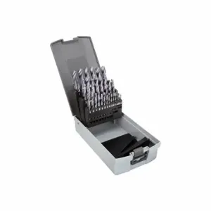 GRAINGER 450-000029B Jobber Drill Bit Set, 1/16 Inch Smallest Drill Bit Size, 29 Drill Bits, Right Hand | CQ2GJU 45YJ56