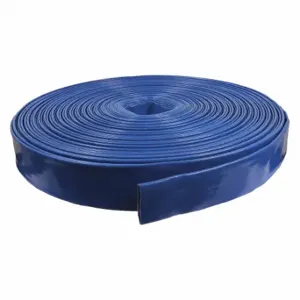 GRAINGER DPX600-100-G Water Discharge Hose, 6 Inch Heightose Inside Dia, 100 ft Hose Length, 50 psi, Blue | CQ7XZR 52EE46