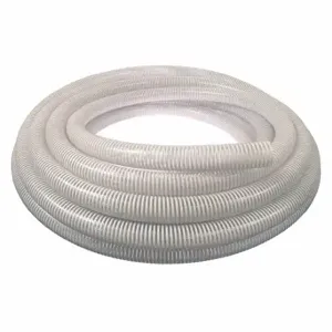 GRAINGER 45DU58 Water Suction Hose, 1 1/4 Inch Heightose Inside Dia, 90 psi, Clear/White | CQ7YBP