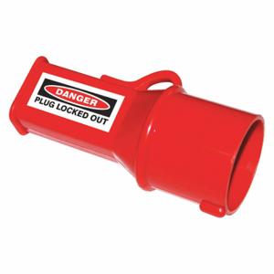 GRAINGER 45MZ77 Plug Lockout, Female Pin Sleeve Plug Type, Red, Pin and Sleeve-Socket Lockout | CP9ECD 617D40