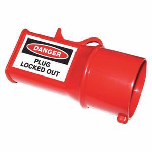 GRAINGER 45MZ78 Plug Lockout, Female Pin Sleeve Plug Type, Red | CP9ECK 617C57