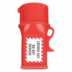 GRAINGER 45MZ79 Plug Lockout, Female Pin Sleeve Plug Type, Red, Socket Lockout, 45MZ79 | CP9ECG