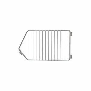 GRAINGER 45VX56 Modular Stacking Basket Divider, 1/4 x 20 x 12 Inch Size, Steel, Chrome, Silver | CJ2VBY