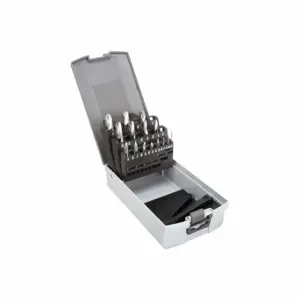 GRAINGER 460-000015 Screw Machine Drill Bit Set, 1/16 Inch Smallest Drill Bit Size, 15 Drill Bits | CQ4LLZ 45YJ45